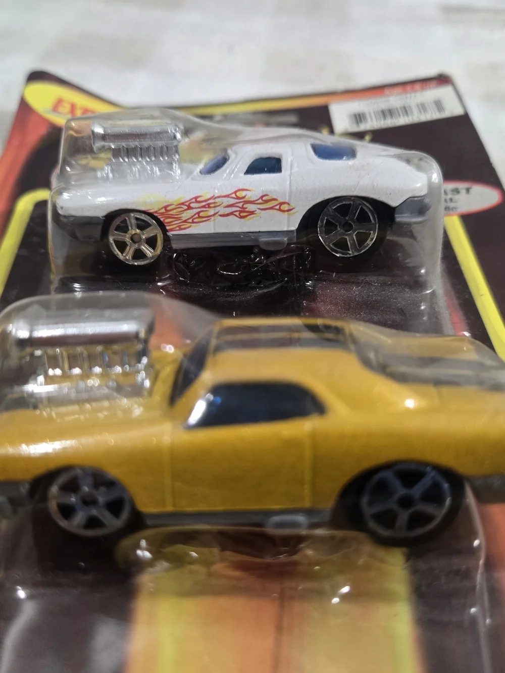 Vintage Muscle Car Pack - White, Yellow & Blue